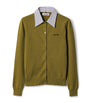 Green Cashmere Detachable-Collar Cardigan