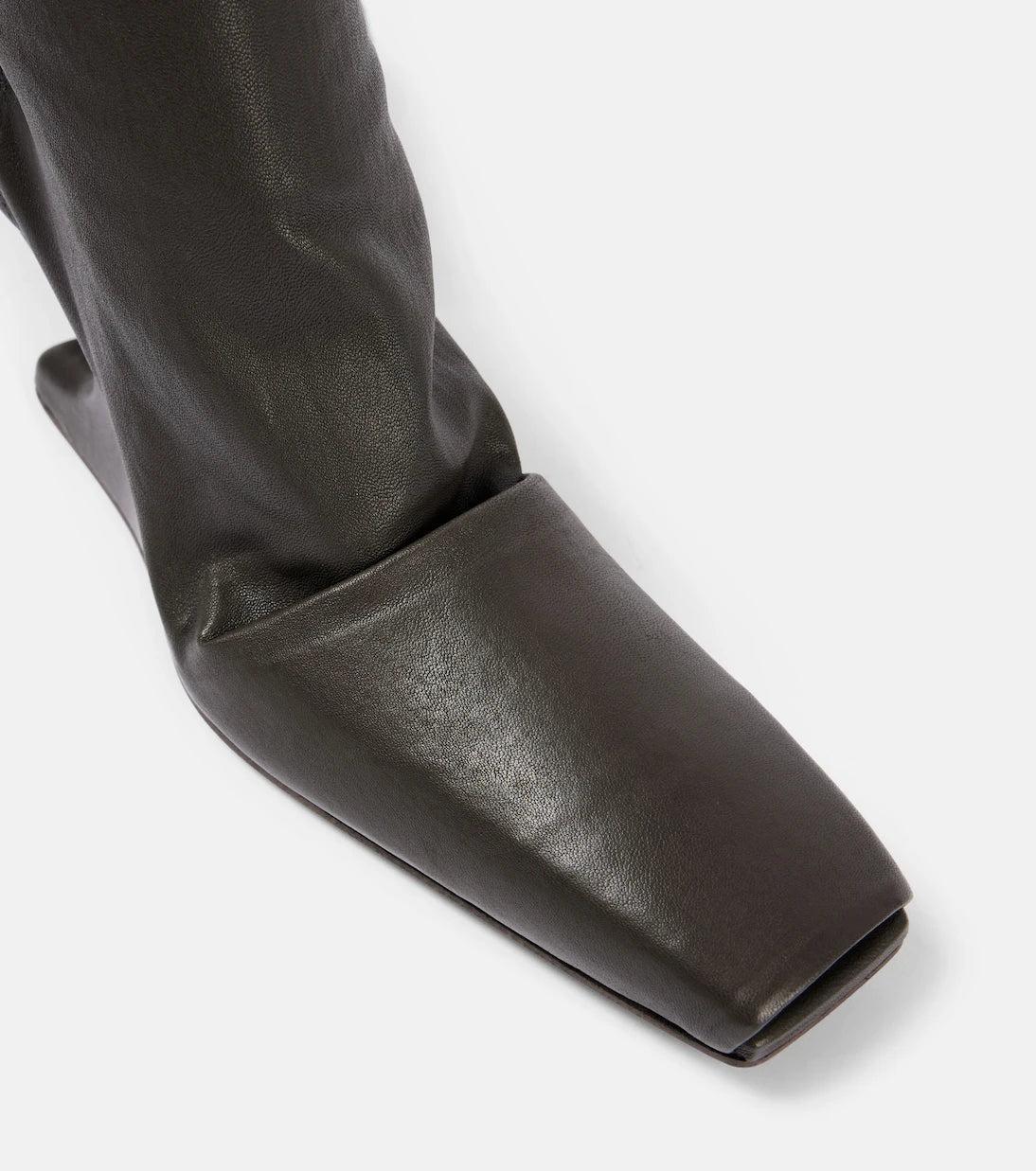 Rick Owens - Cantilever leather over-the-knee boots