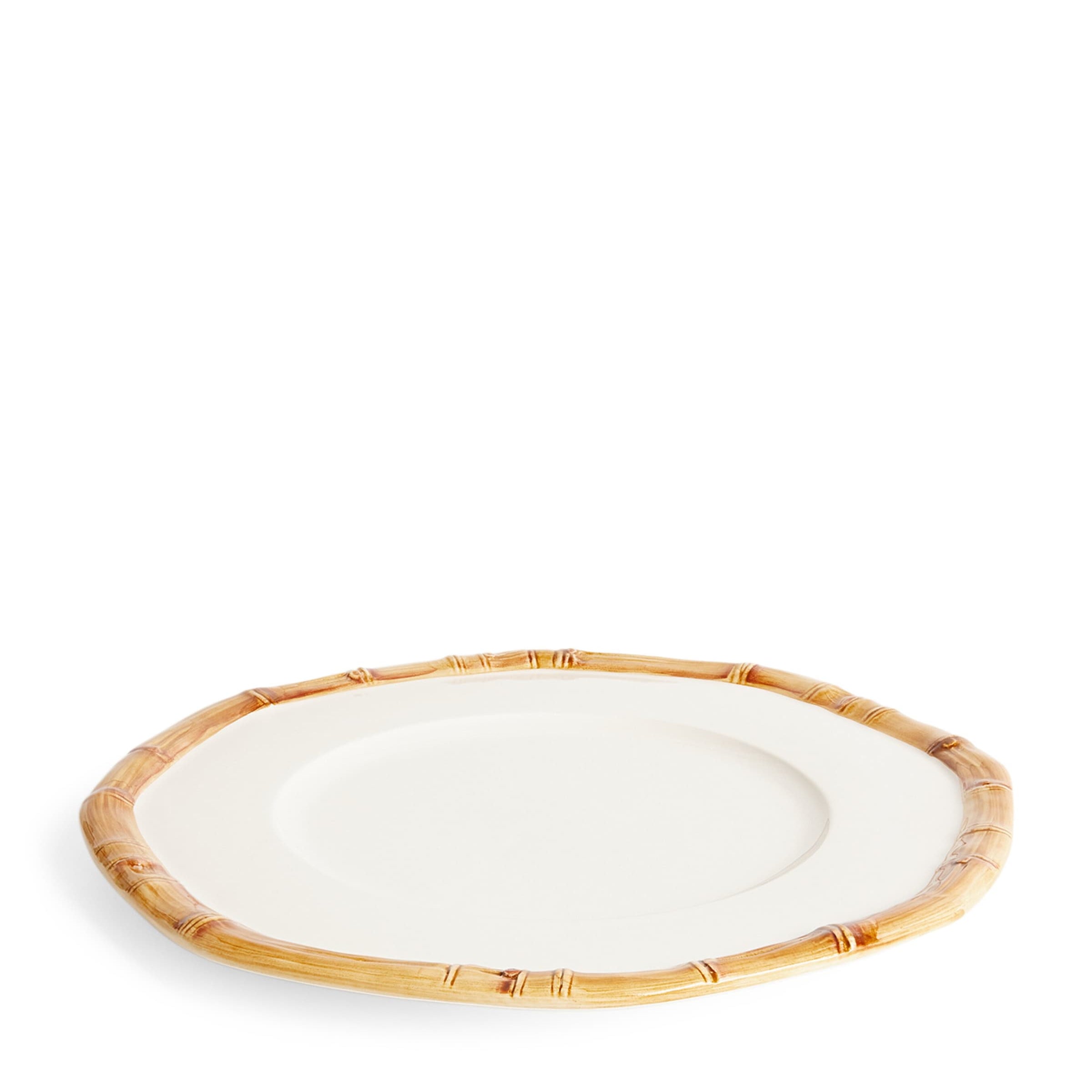 Ceramic Bamboo Plate (32cm)