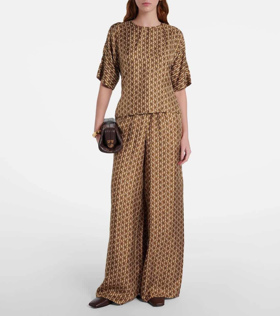 Max Mara - Nordica printed silk blouse