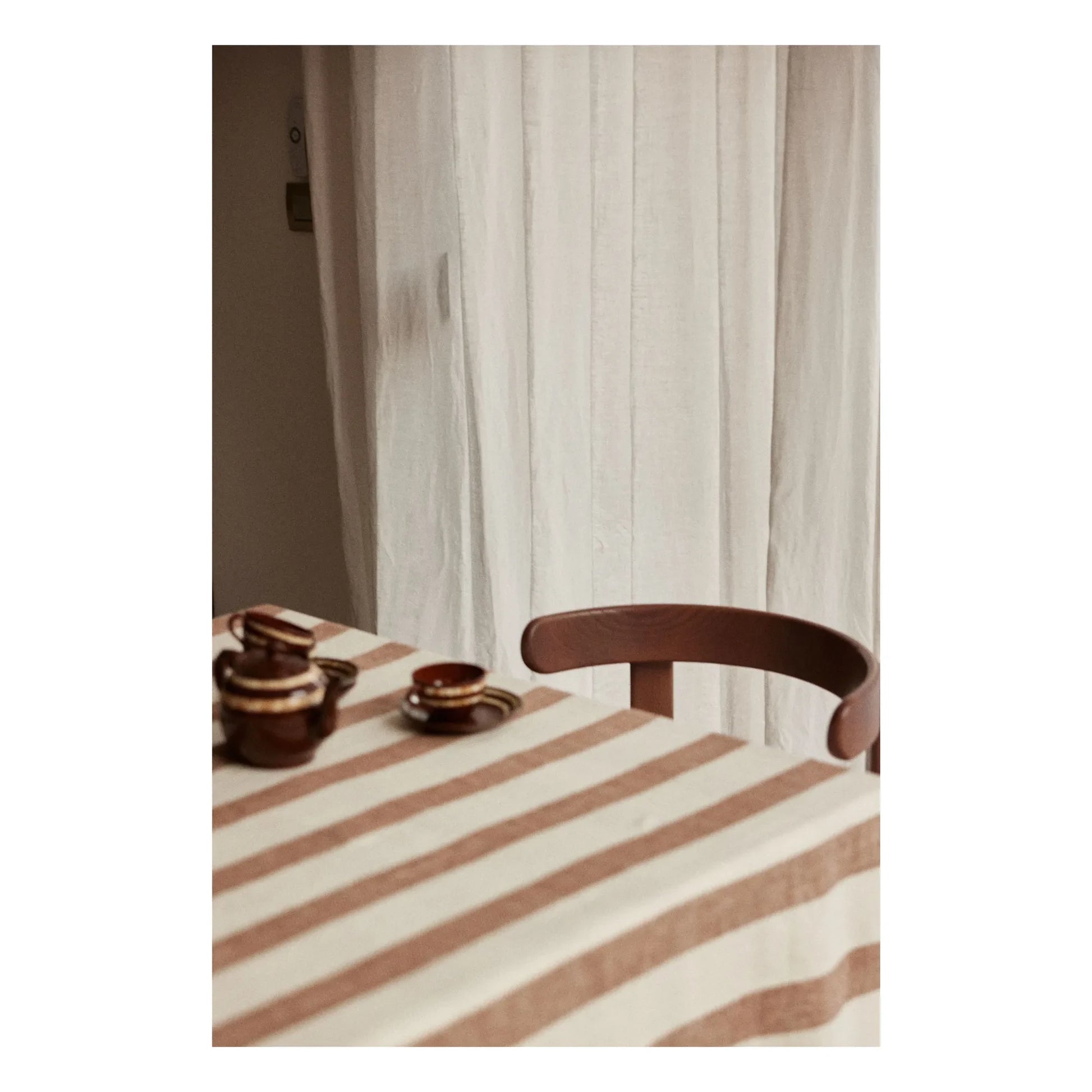 Gabrielle Paris - Bastide linen tablecloth | Terracotta