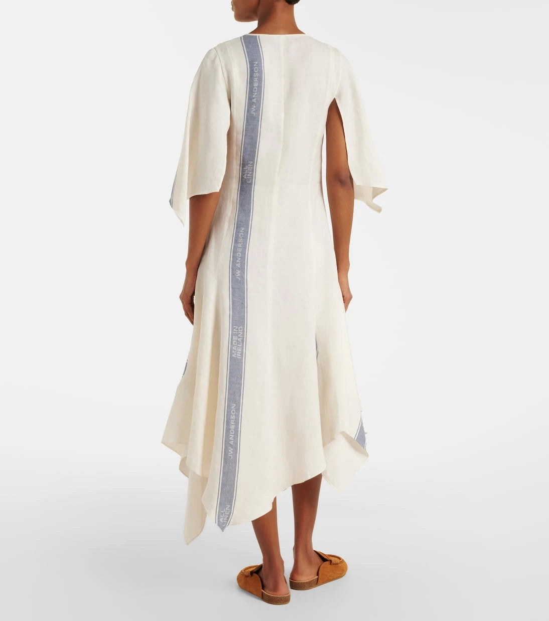 JW Anderson - Asymmetric linen maxi dress
