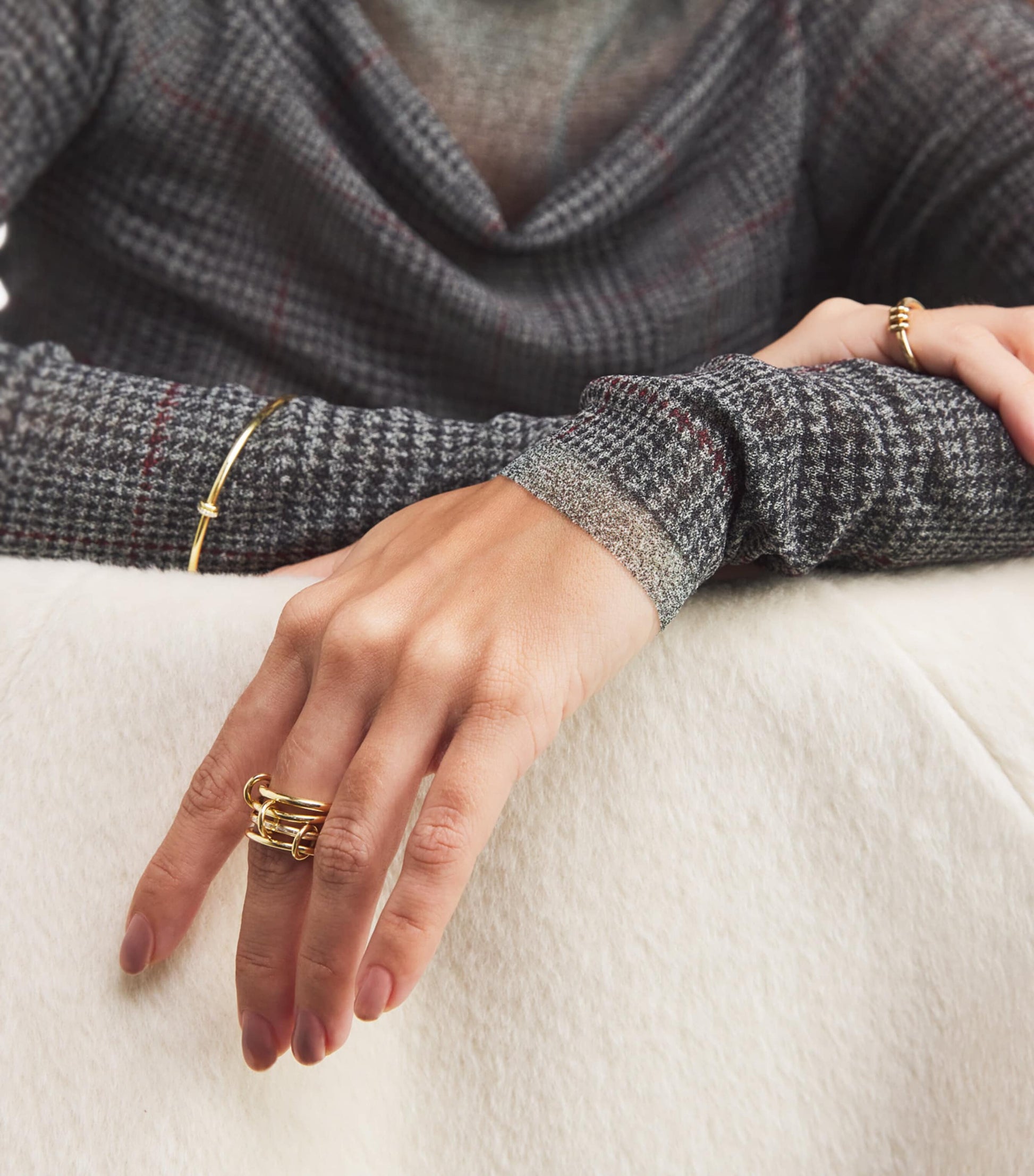 Yellow Gold and Diamond Kira Ring