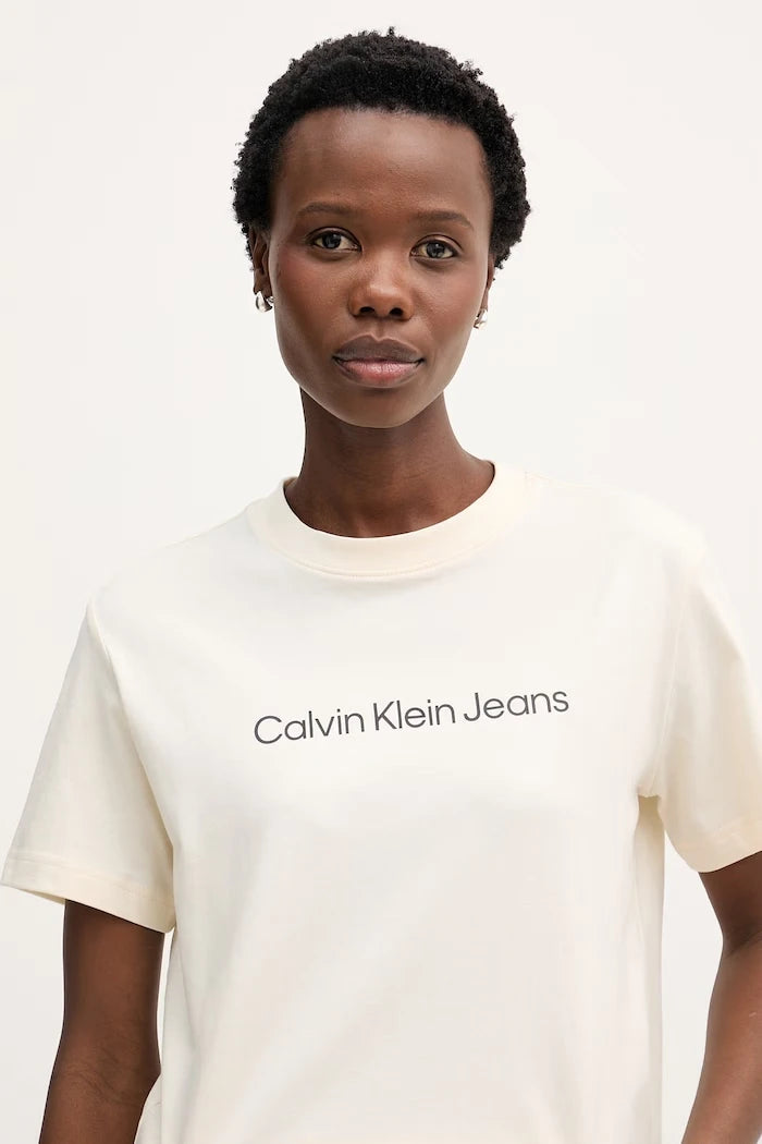 Calvin Klein Jeans kadın pamuklu tişört