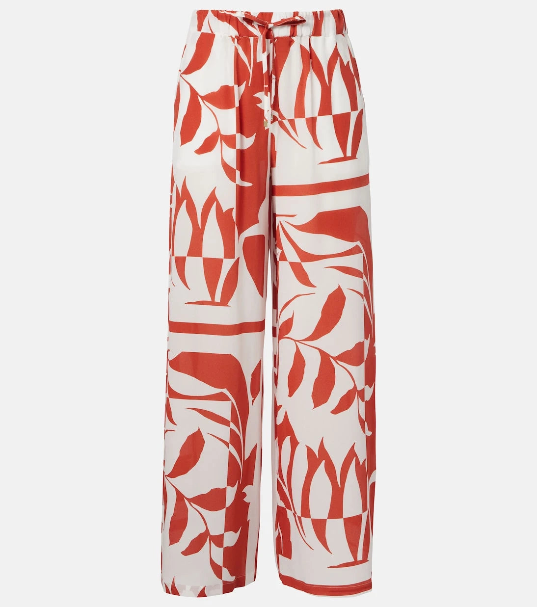 Max Mara - Voto printed silk wide-leg pants