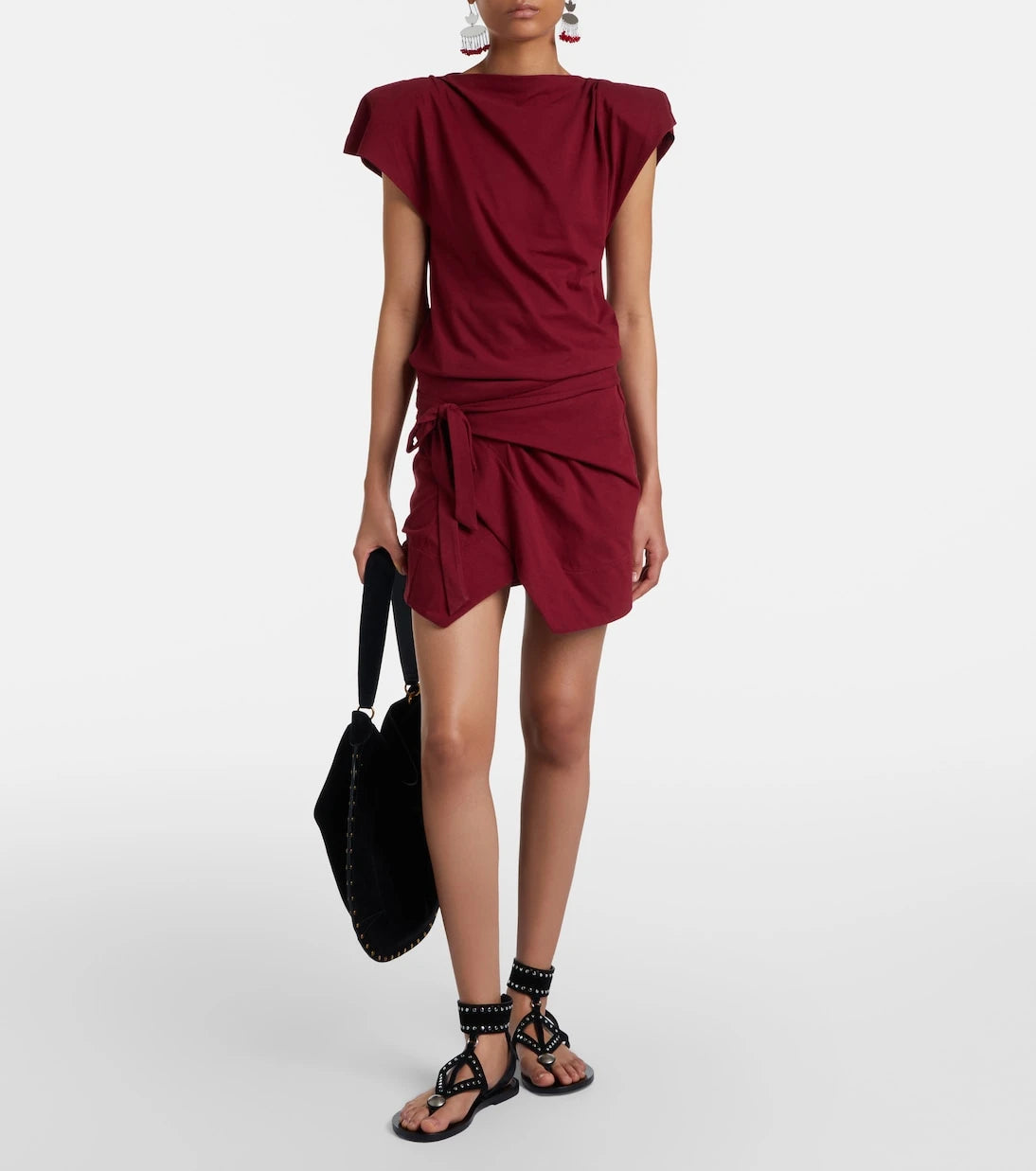 Isabel Marant - Sebani asymmetric cotton T-shirt