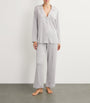 Grey Gisele Long Piped Pyjama Set