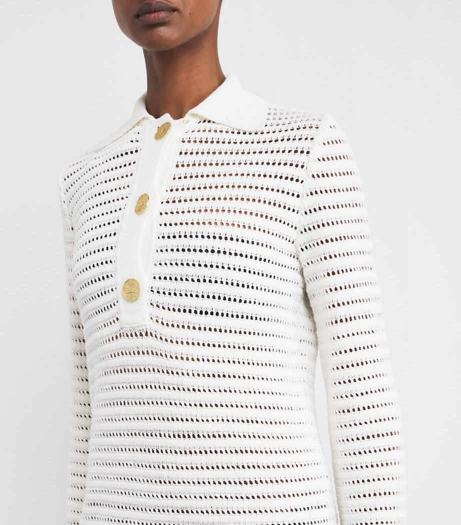 Organic Linen Iqsas Mini Dress WHITE