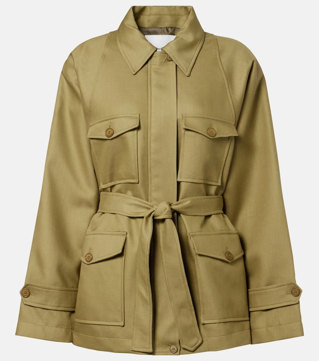 The Frankie Shop - Kelia belted padded jacket