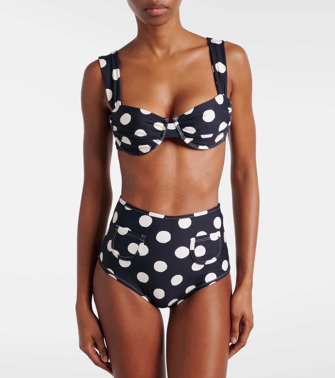 Montce - Polly polka-dot bikini bottoms