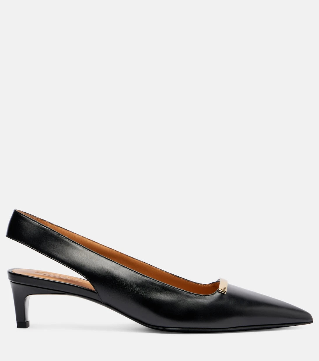 Tod's - Barretta 40 leather slingback pumps