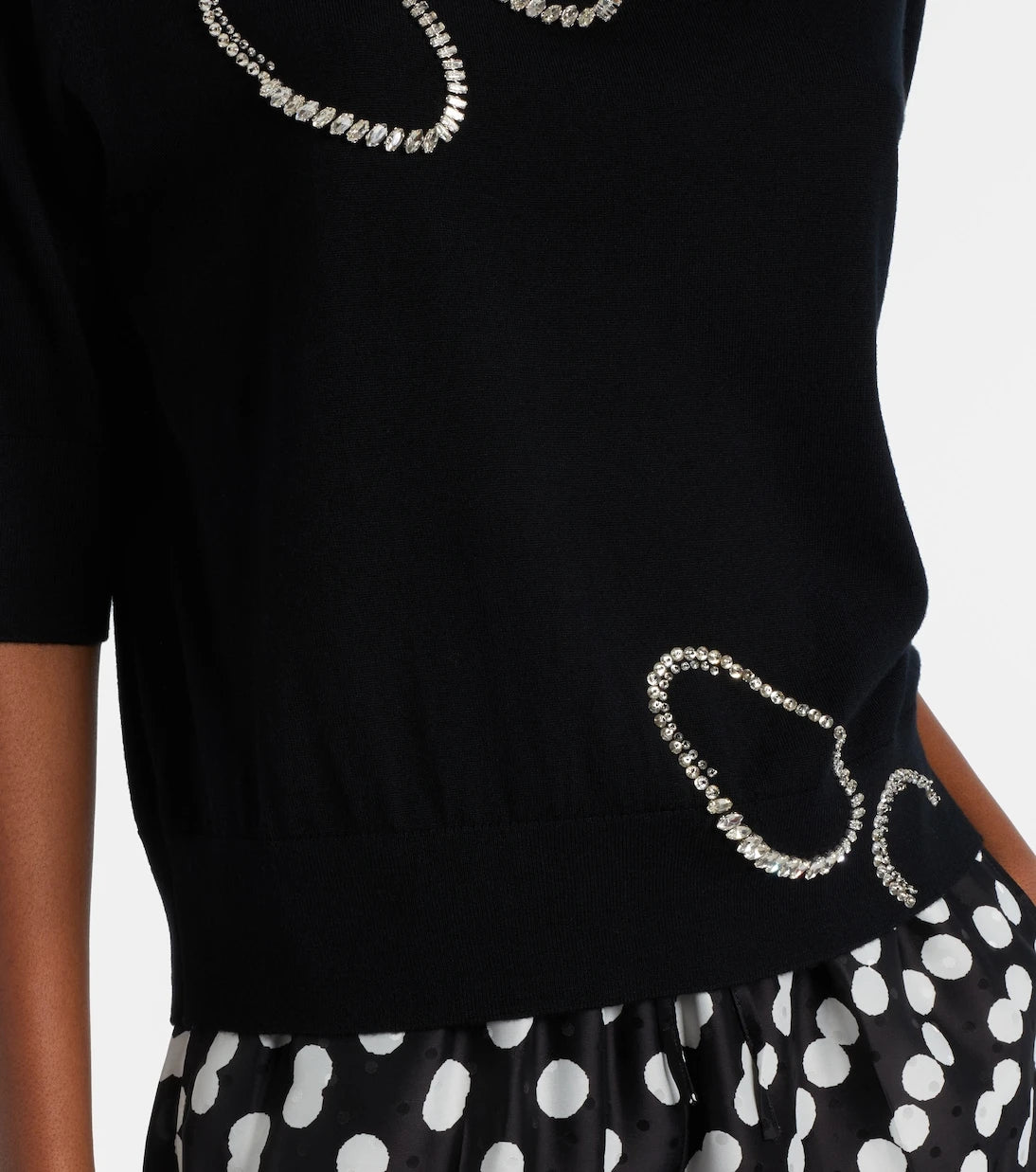 Dries Van Noten - Embellished wool sweater