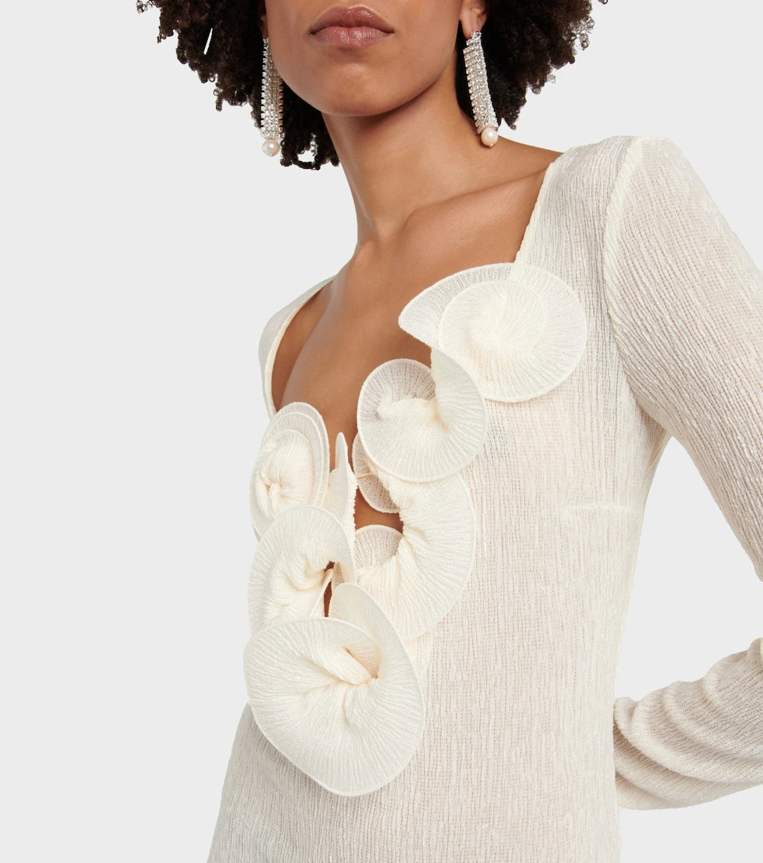 Magda Butrym - Embellished crêpe maxi dress