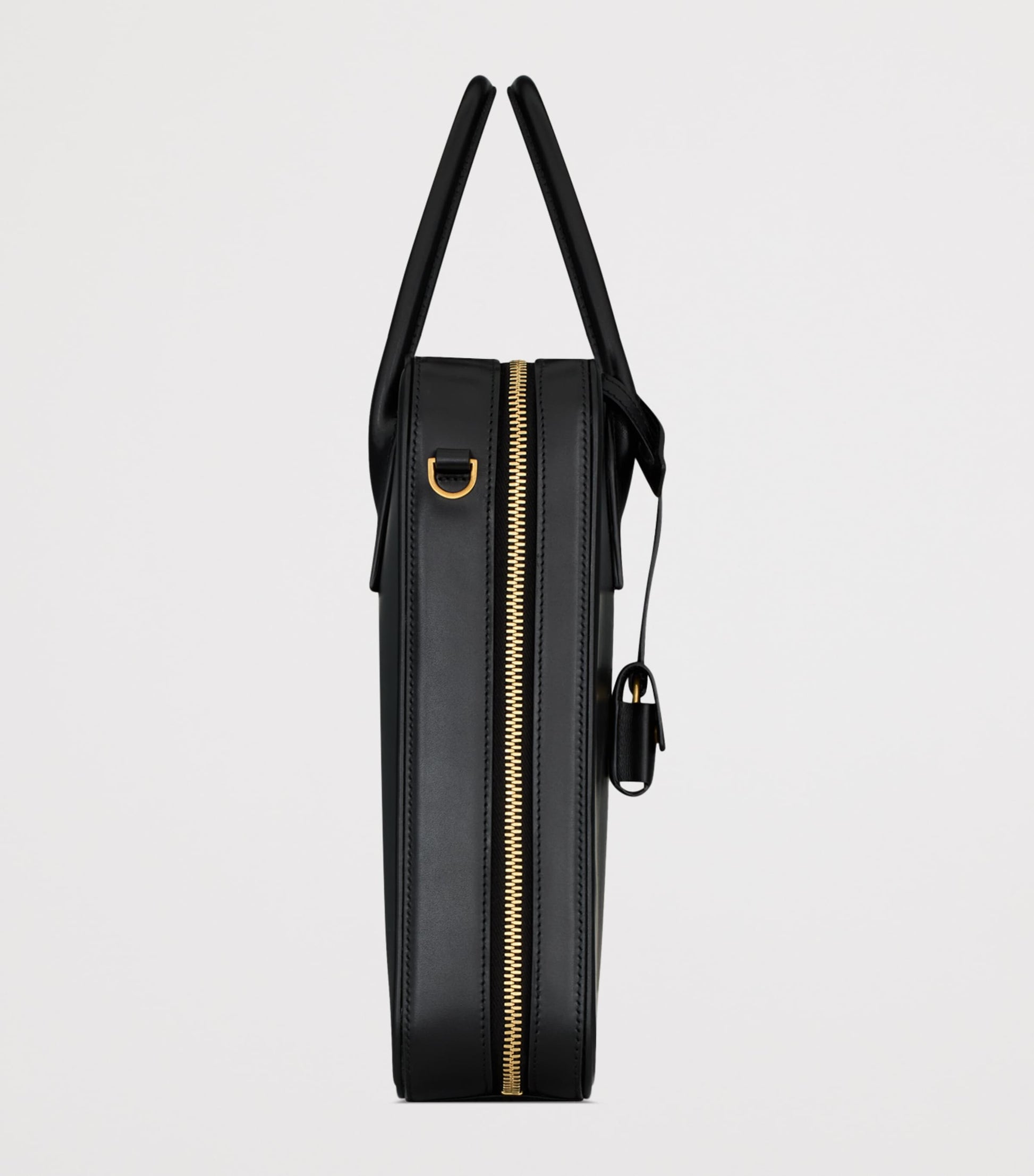 Saint Laurent Black Large Sac de Jour Bauletto Messenger Bag
