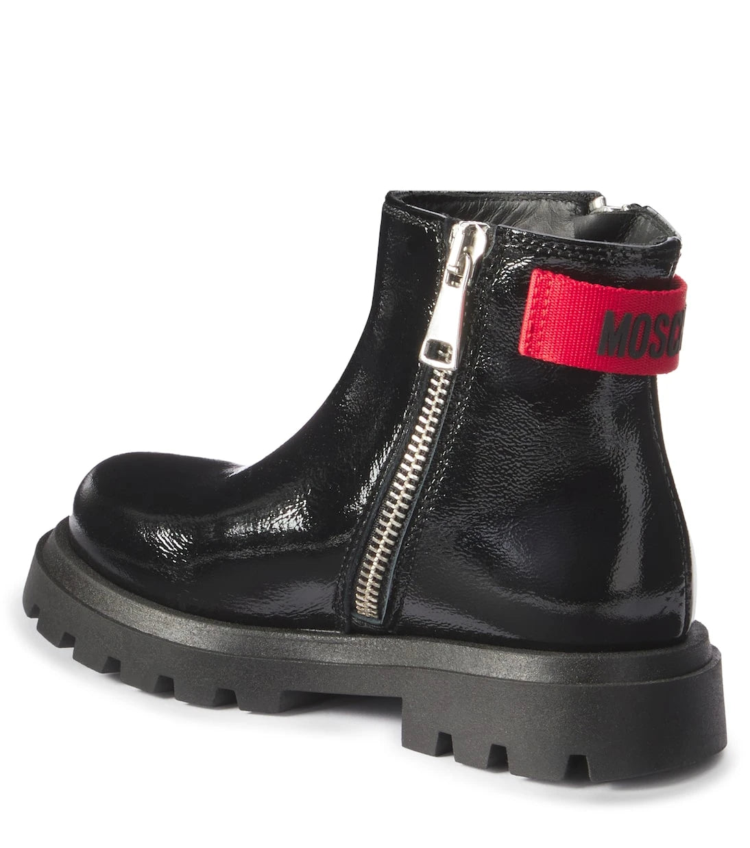 Moschino Kids - Leather ankle boots