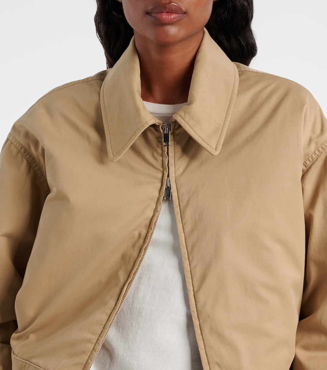 The Row - Aurelius cotton and cashmere jacket