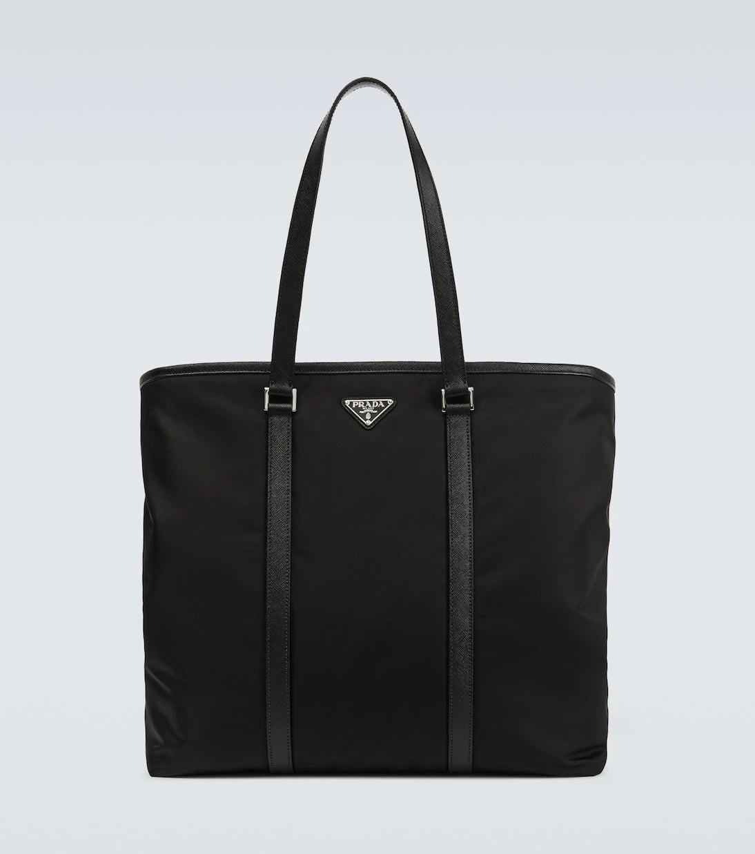 Prada - Re-Nylon leather-trimmed tote bag