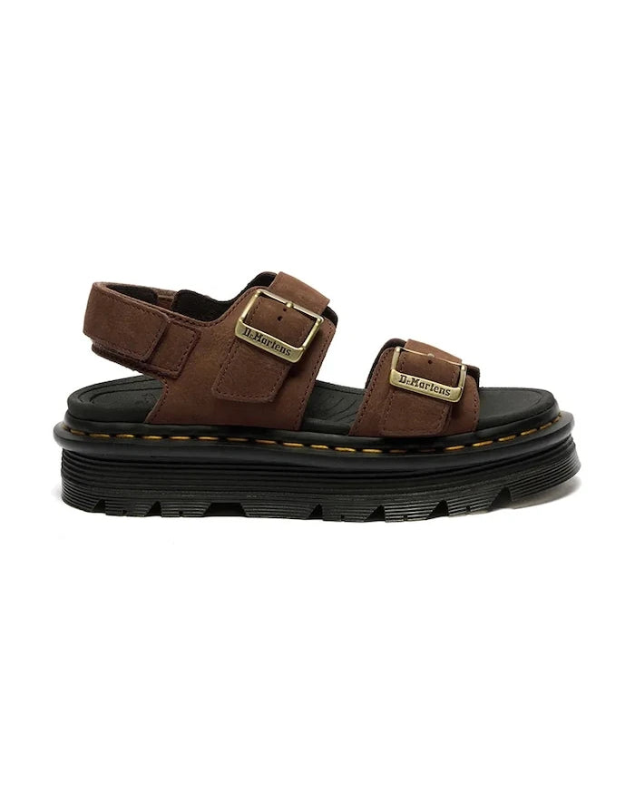 Dr. Martens platform kadın nubuk sandalet ZebZag Sandal