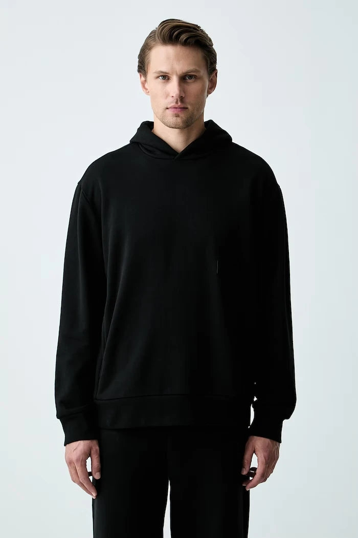 BOSS Green erkek pamuklu kapüşonlu sweatshirt SW_Hoodie