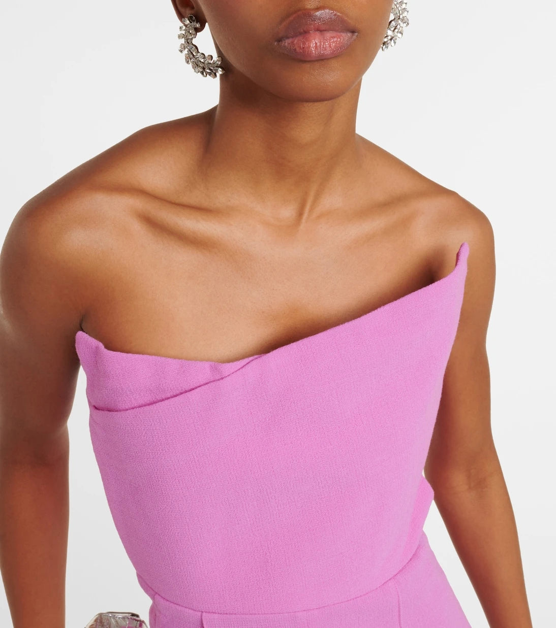 Roland Mouret - Asymmetric wool jumpsuit