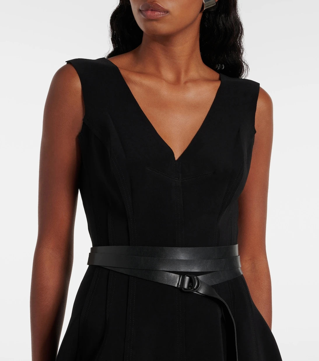 Norma Kamali - Grace belted minidress