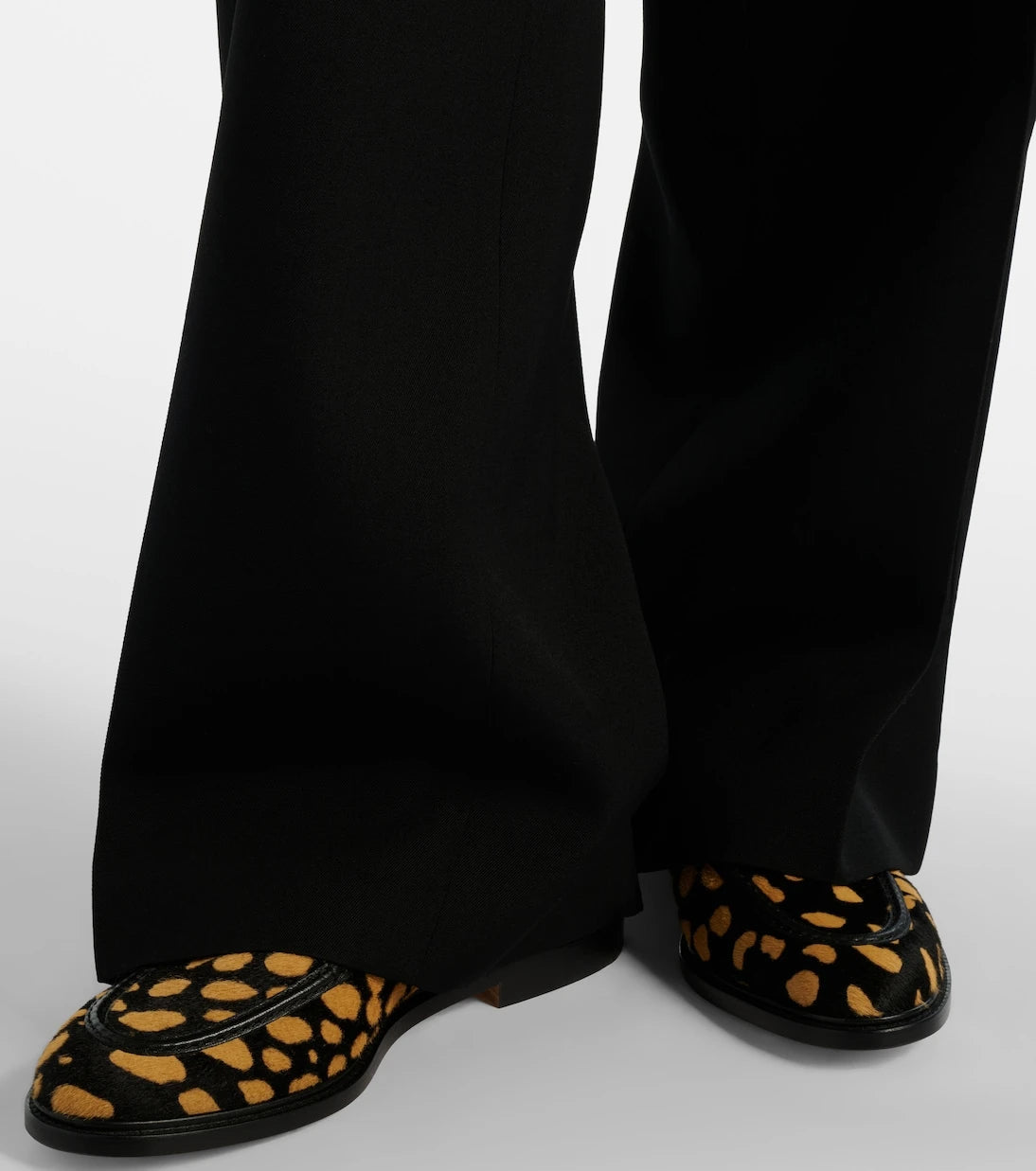 Manolo Blahnik - Maxy calf hair loafers
