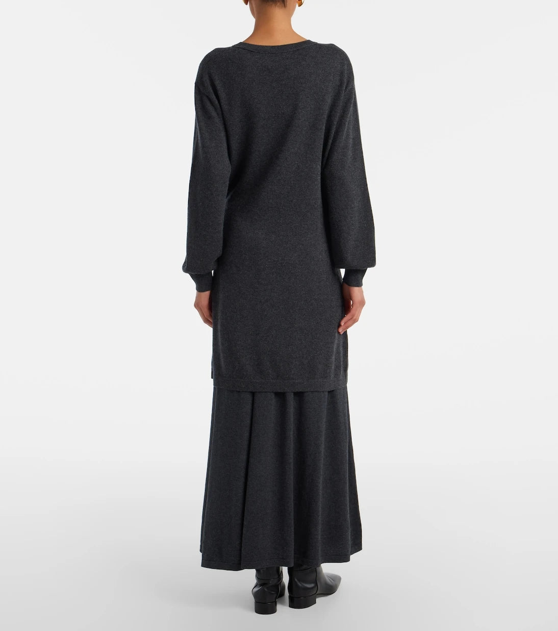 Lisa Yang - Abrielle gathered cashmere sweater dress