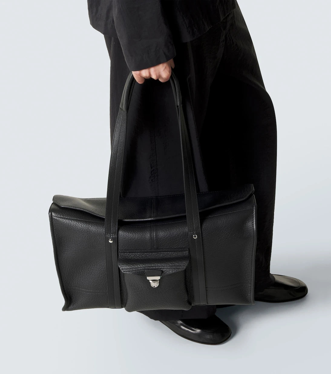 Lemaire - Soft Gear leather tote bag