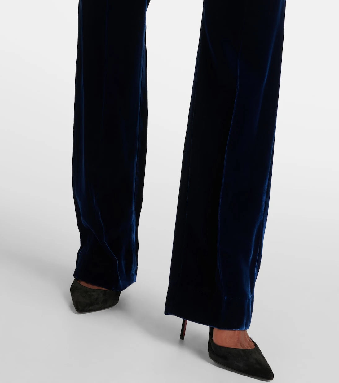 Nina Ricci - Fluid velvet straight pants