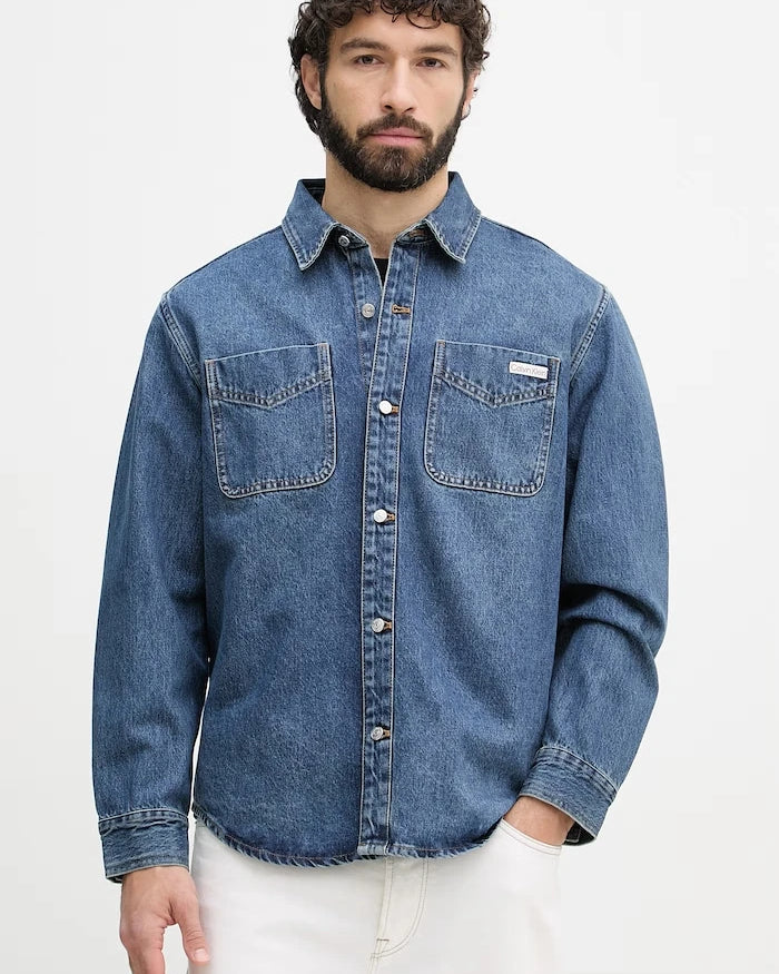 Calvin Klein Jeans erkek denim gömlek