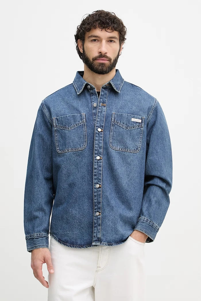 Calvin Klein Jeans erkek denim gömlek
