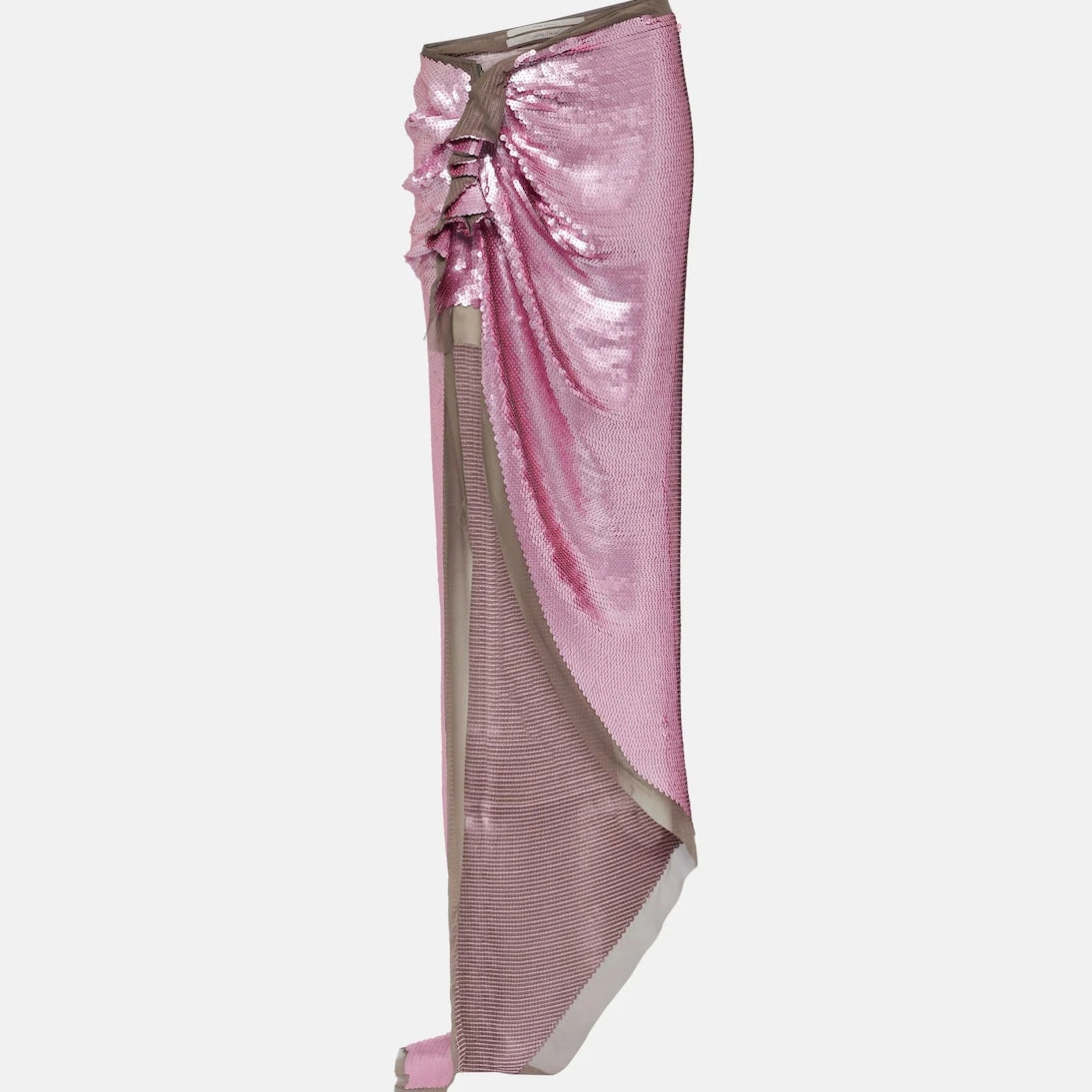 Rick Owens - Edfu embellished chiffon maxi skirt