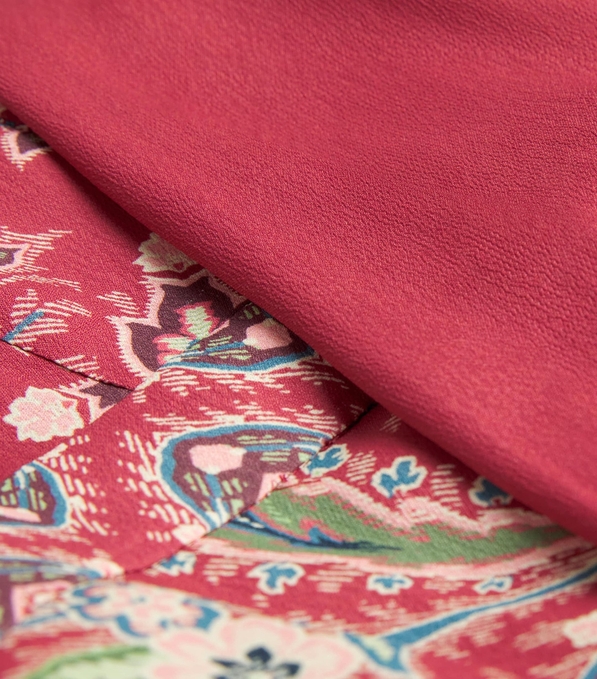 Etro Pink Crepe de Chine Paisley Maxi Dress