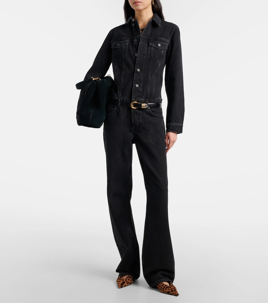 Agolde - Esther denim jumpsuit