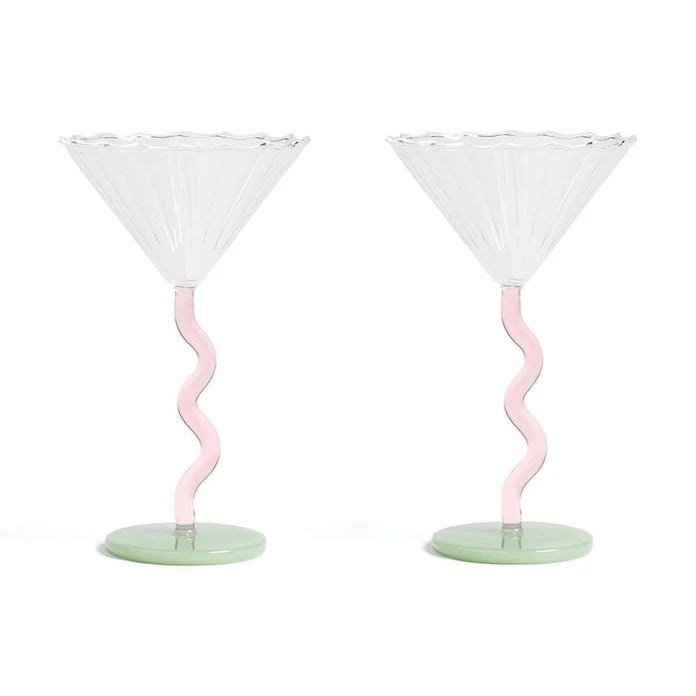 Комплект чаши за вино &k amsterdam Coupe Curve Set 150 ml (2 броя)
