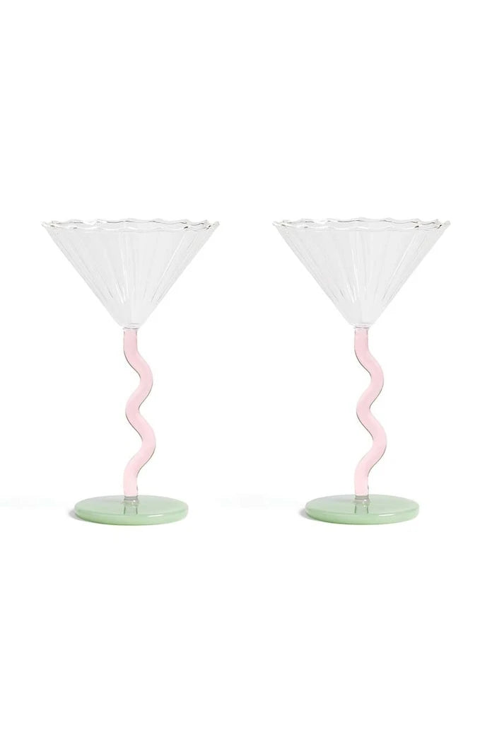 Комплект чаши за вино &k amsterdam Coupe Curve Set 150 ml (2 броя)