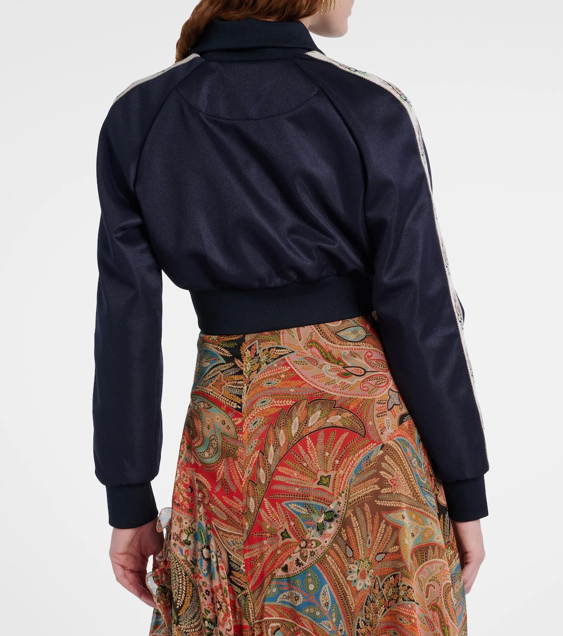 Etro - Cropped track jacket