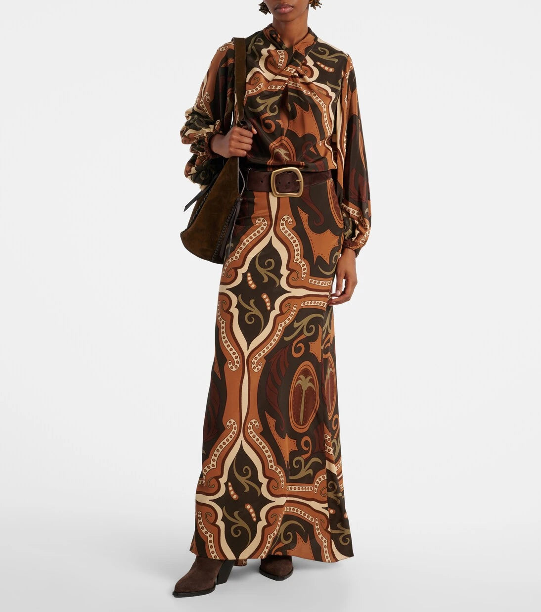 Johanna Ortiz - Printed silk blouse