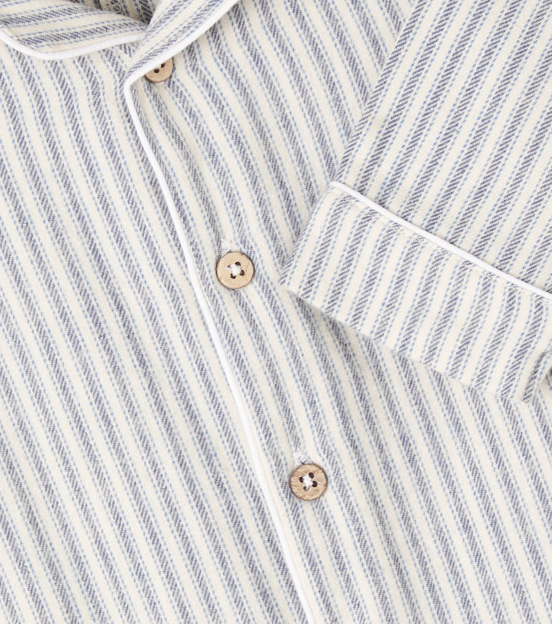 Wheat - Baby Lennie striped cotton onesie
