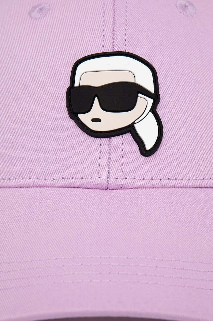 Karl Lagerfeld Pamuklu Vizörlü Şapka