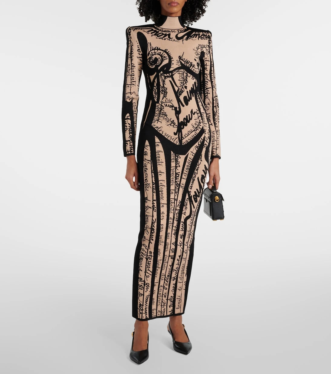 Balmain - Knitted maxi dress