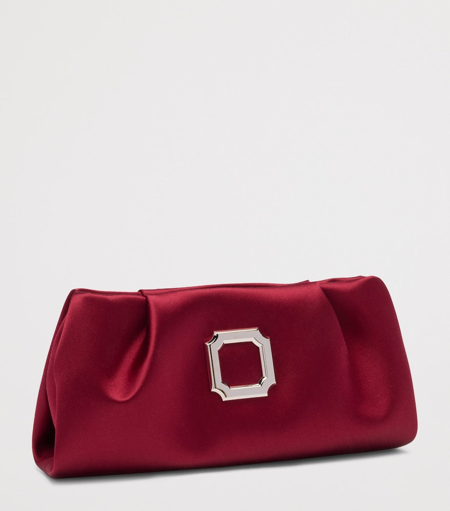 Satin Vittoria Soft Clutch Bag