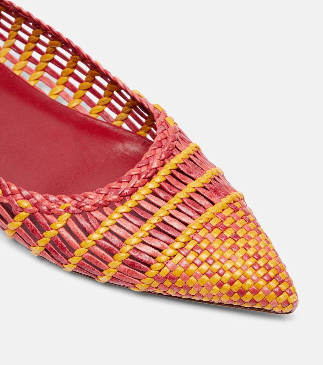 Gabriela Hearst - Aurora woven leather ballet flats