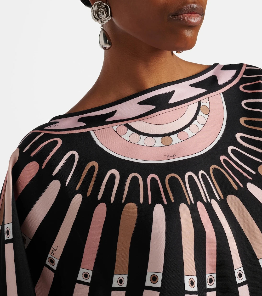 Pucci - Soleil silk twill blouse