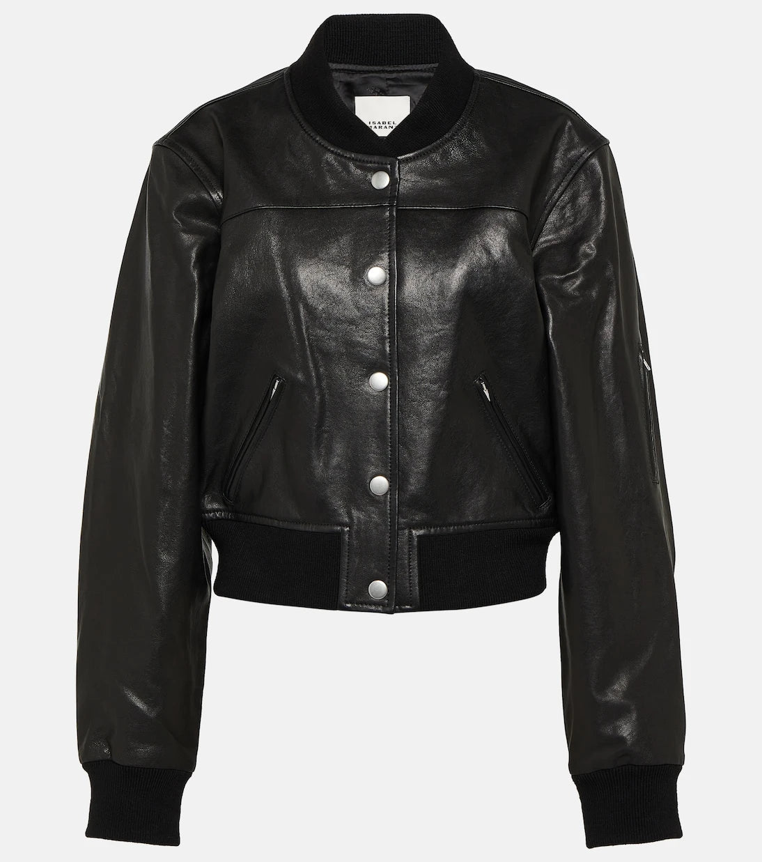 Isabel Marant - Adriel leather bomber jacket