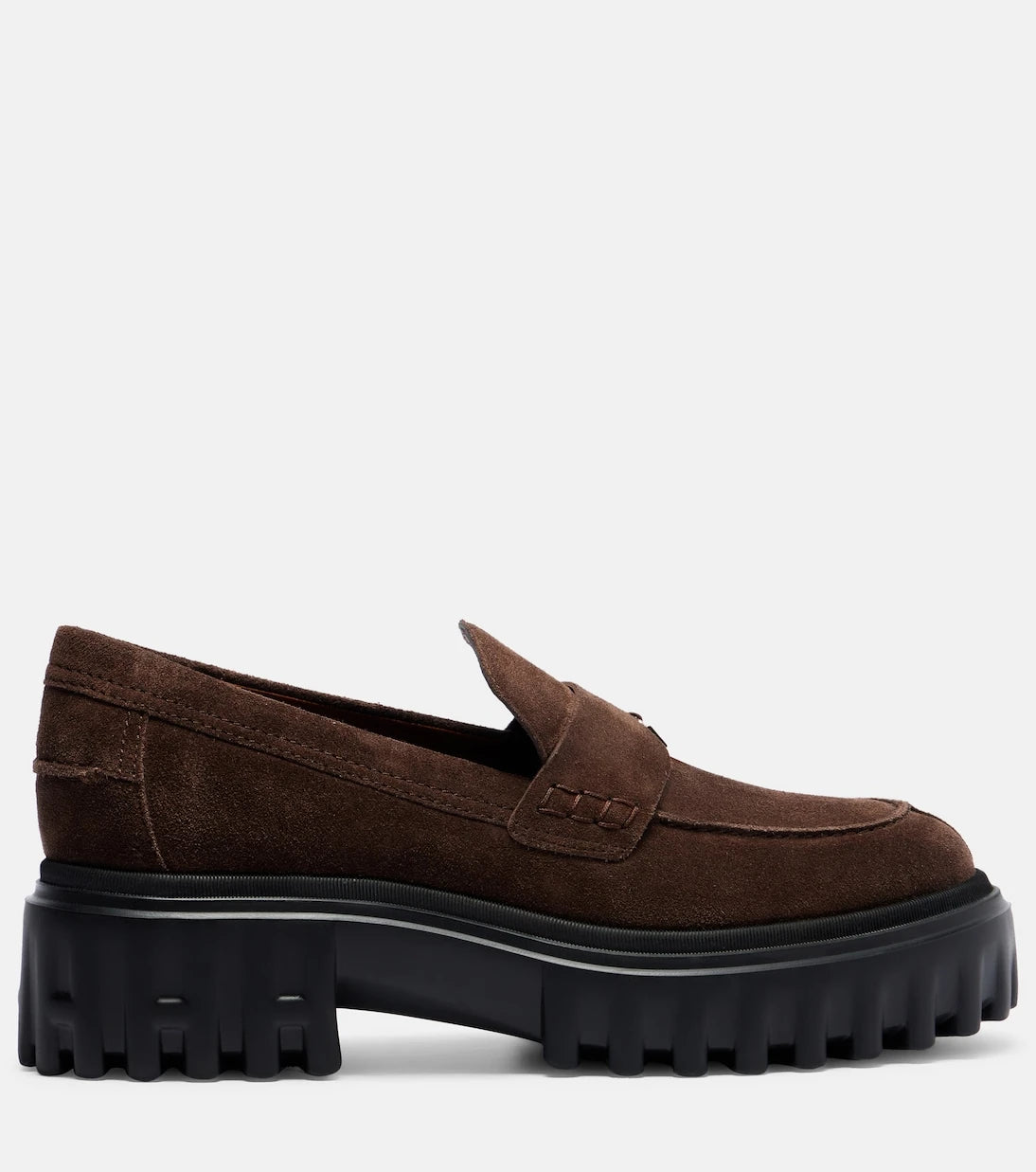 Hogan - H700 leather platform loafers