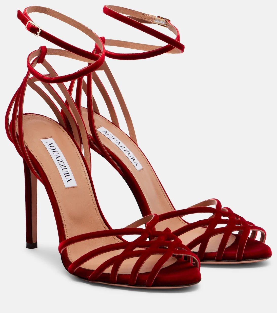 Aquazzura - Wild Dream 105 velvet sandals