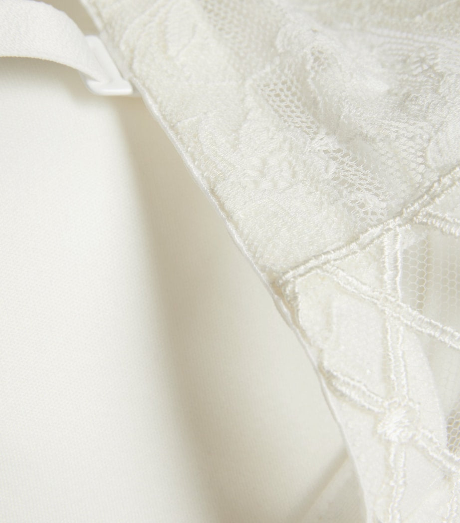 Aubade White Moulded Kiss of Love Bandeau Bra