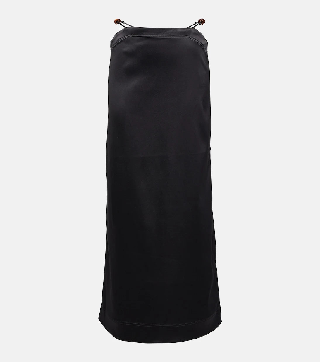 Ganni - Satin maxi skirt
