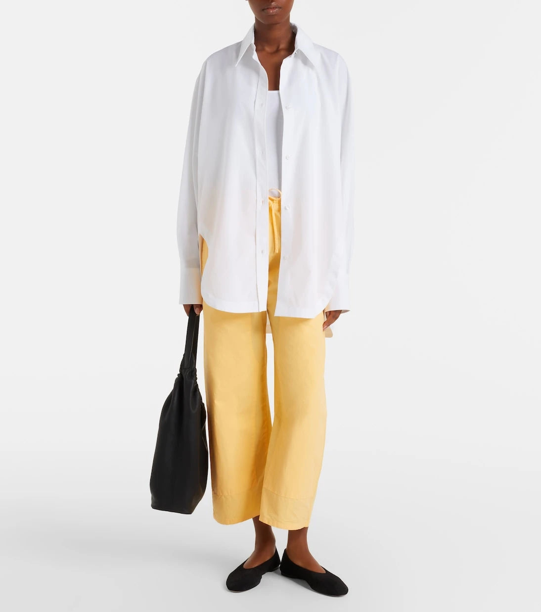 Leset - Kyoto cotton wide-leg pants